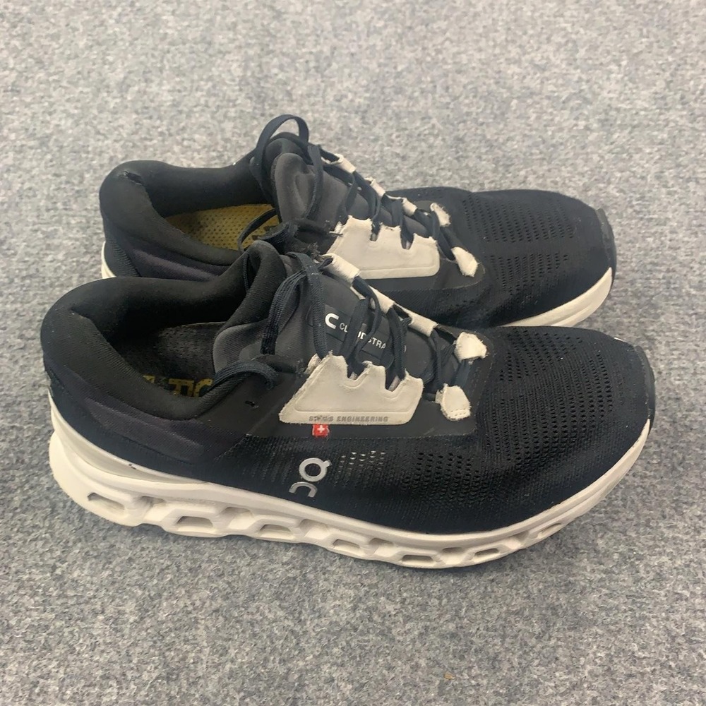 On Cloudstratus Shoes Womens Size 9 Black CloudTec Running Sneakers Athletic